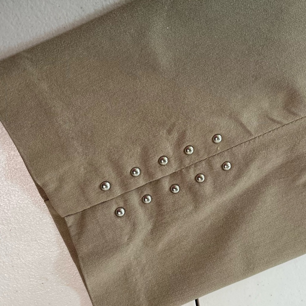 Roz & Ali Tan Ankle Cropped Pants classic Collection, size 16P - Picture 5 of 11